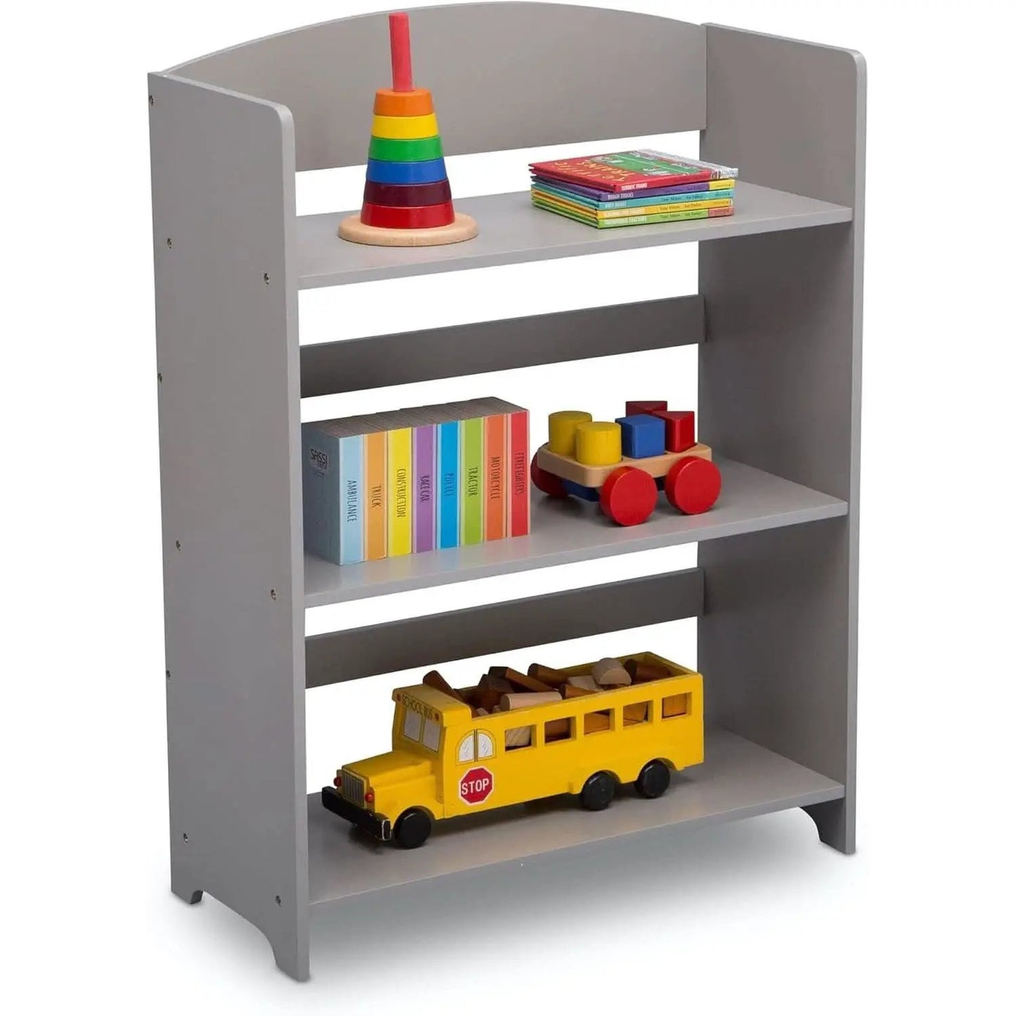 Mysize Grey Bookshelf Greenguard Gold Certified 33 Inch from PriceLows™