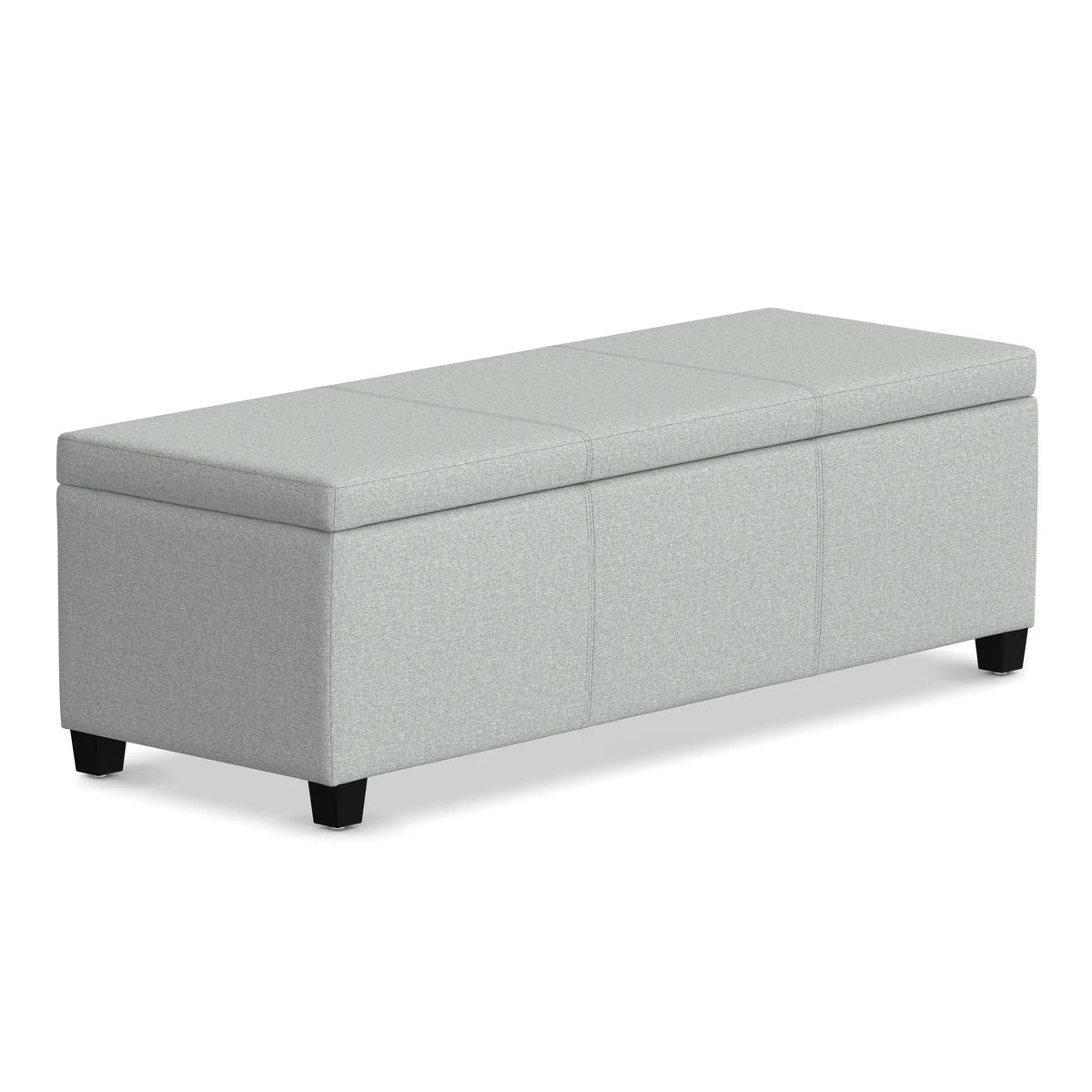Storage Ottoman Bench | Solid Wood Frame | High Density Foam