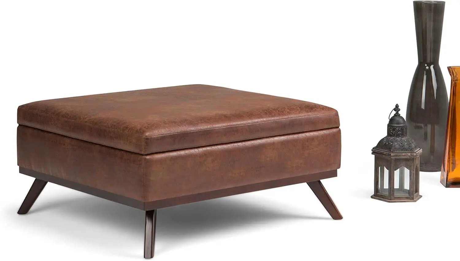 Owen 36Inches Wide Mid Century Storage Coffee Table from PriceLows™
