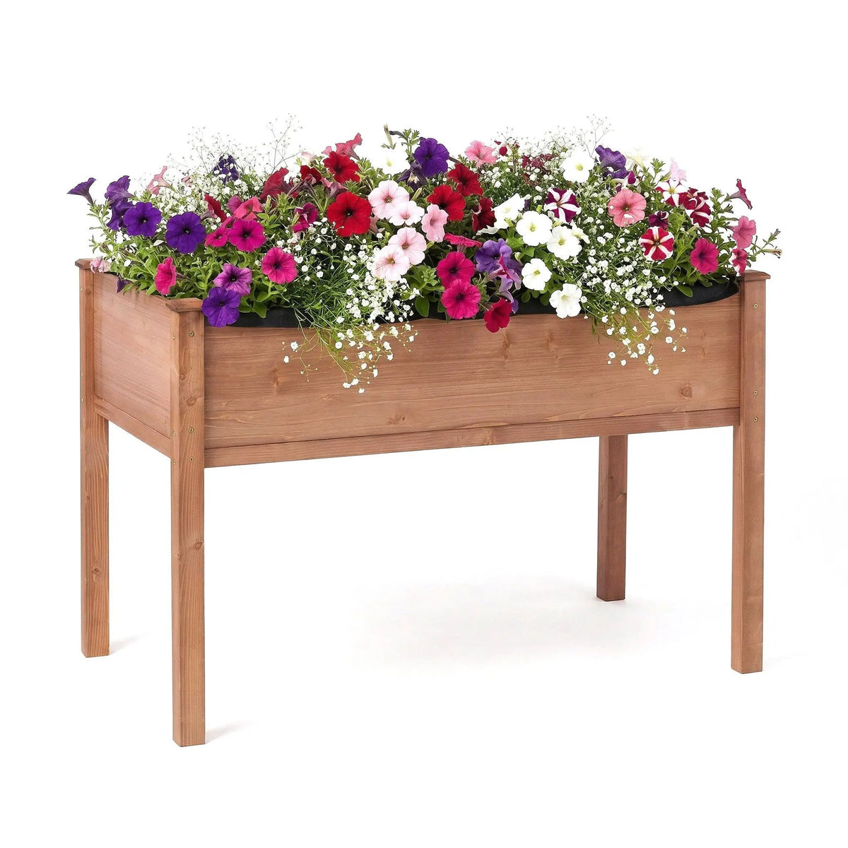 Elevated Raised Garden Bed | Solid Wood | Ergonomic Height