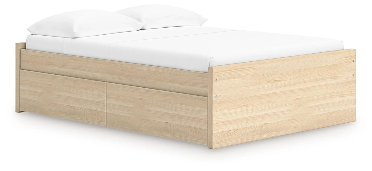 Platform Bed | Four Storage Drawers | Clean Minimal Design