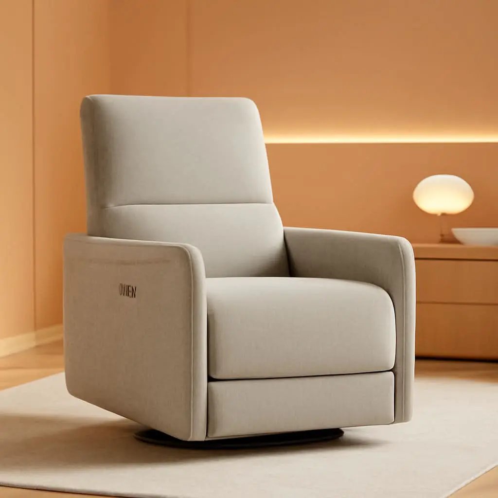 Power Recliner Chair Dove Grey With USB Charging And Lumbar Support from PriceLows™