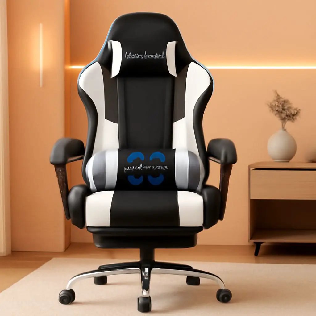 Ergonomic Gaming Chair With Footrest And Lumbar Support from PriceLows™