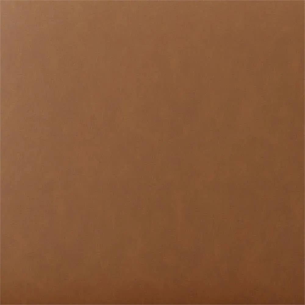 Eighteen Inch Caramel Brown Square Ottoman Footstool from PriceLows™