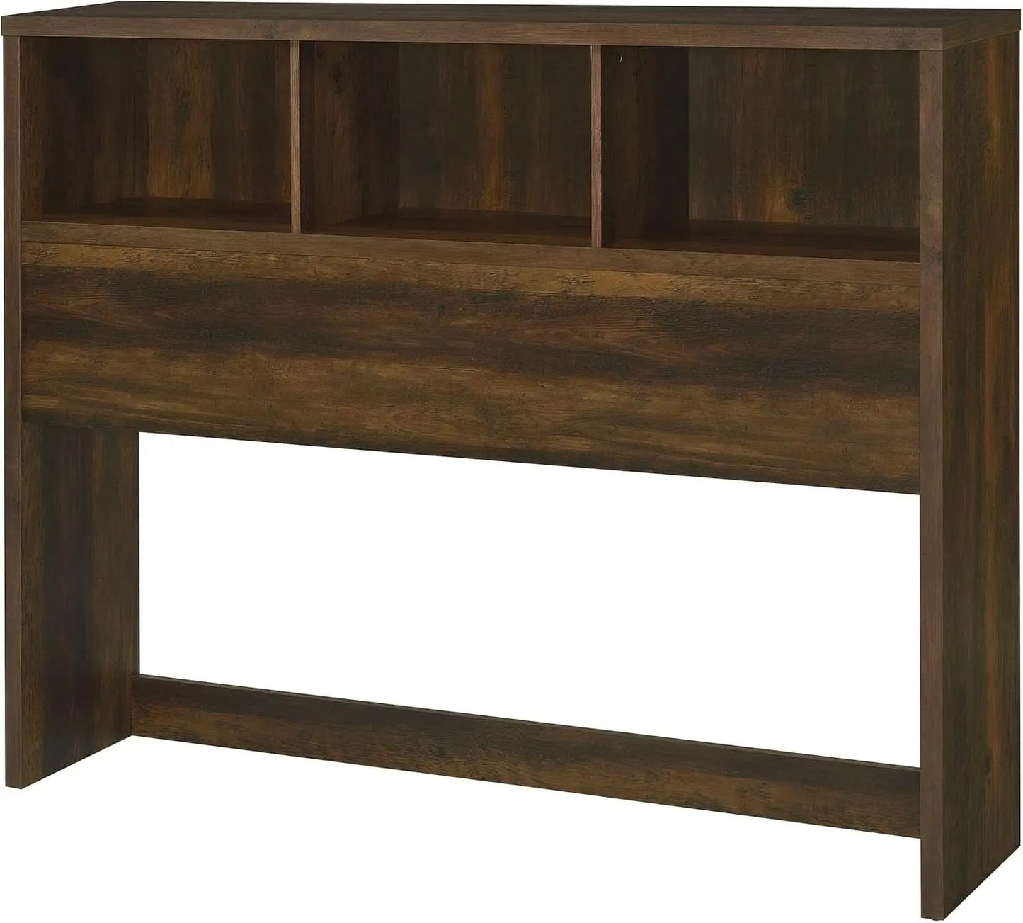 Queen Bookcase Headboard with Dark Pine Finish from PriceLows™