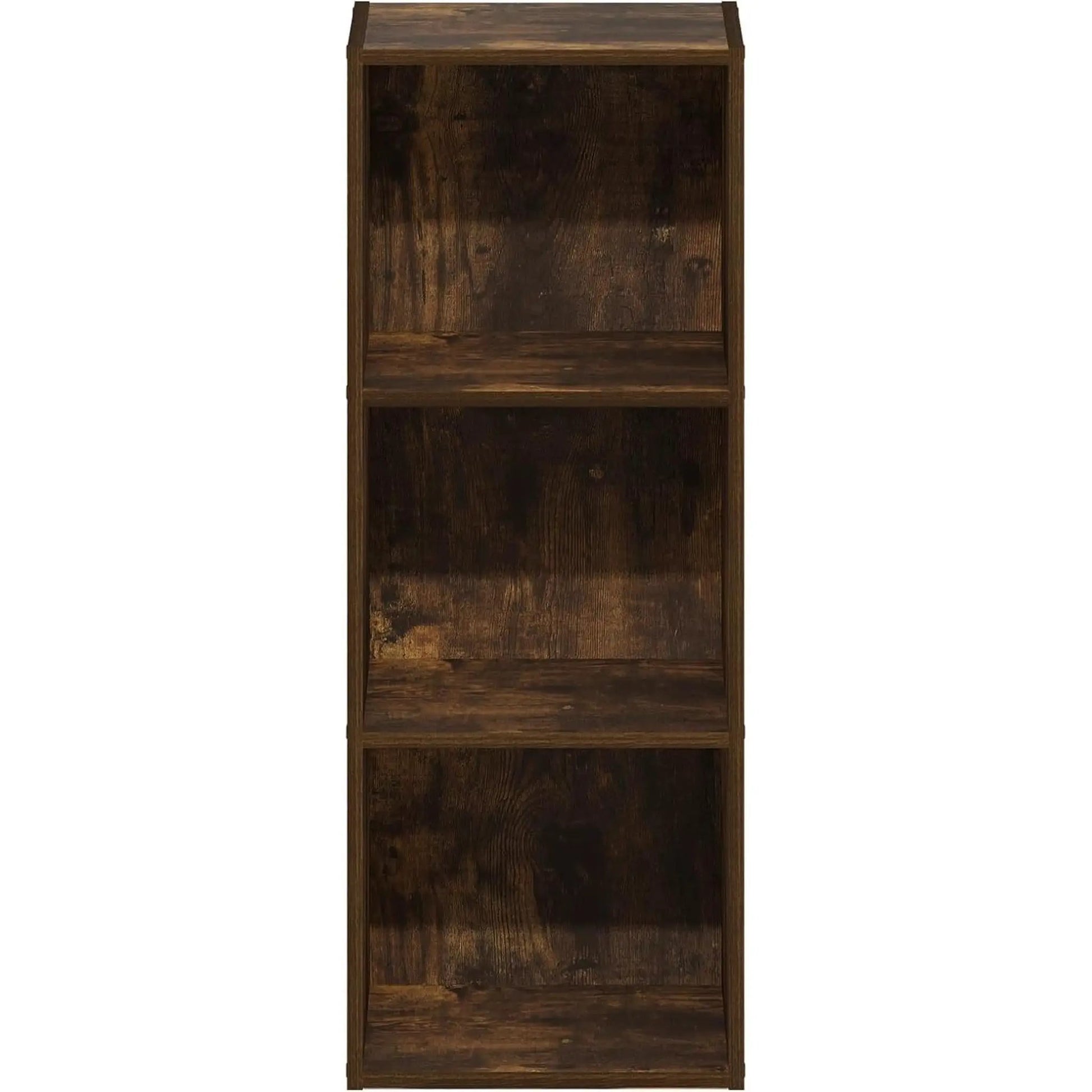 Pasir 3 Tier No Tool Assembly Open Bookcase Amber Pine from PriceLows™