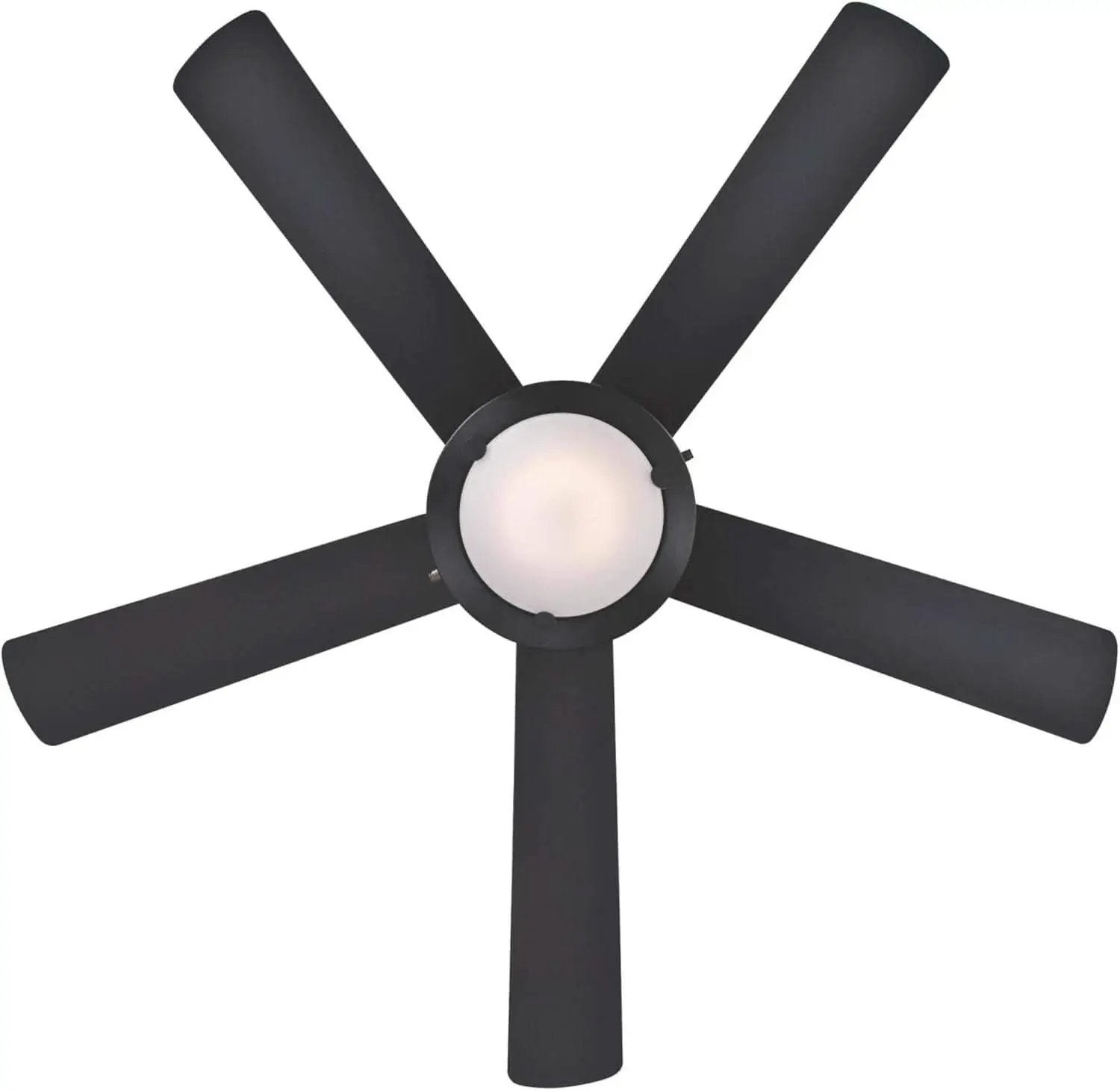 Comet 52 Inch Matte Black Ceiling Fan With LED Light Kit from PriceLows™