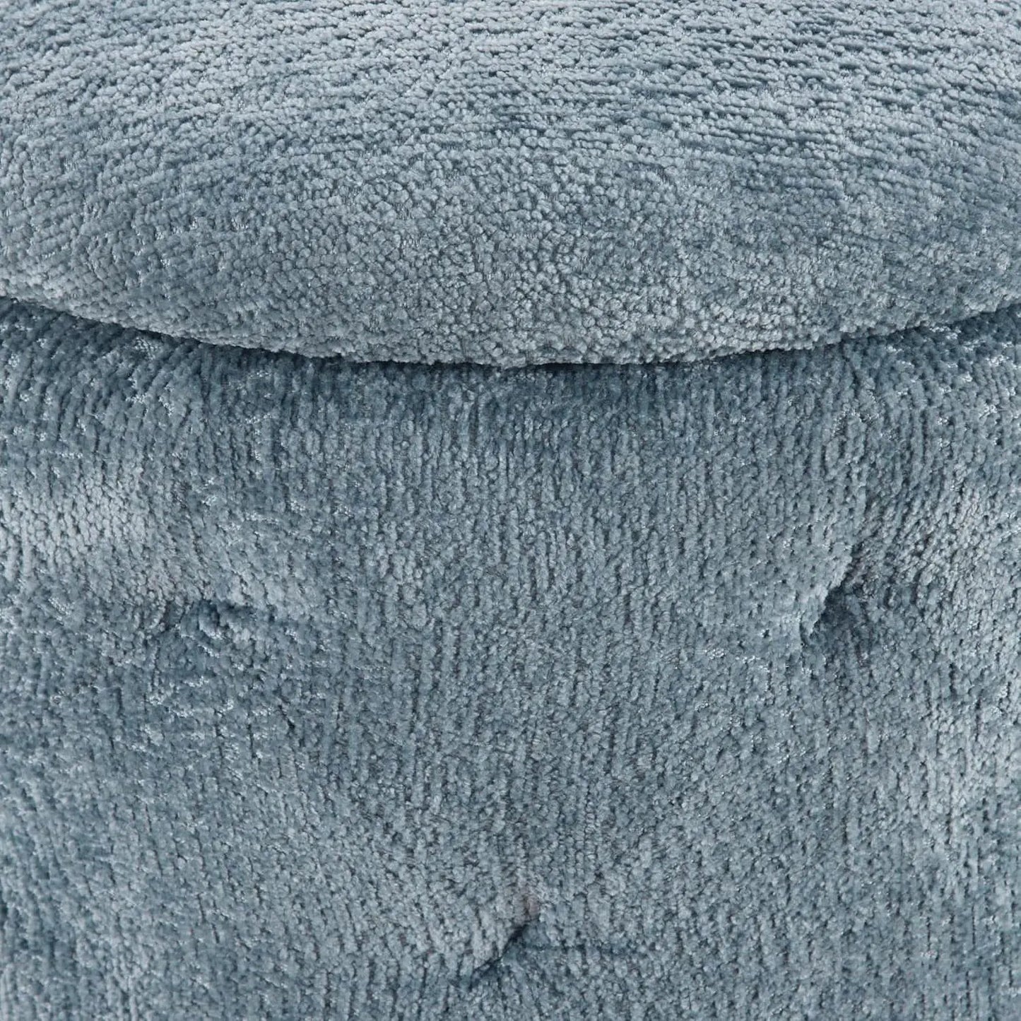 18.75 Inches Circumferential Sky Blue Storage Ottoman from PriceLows™