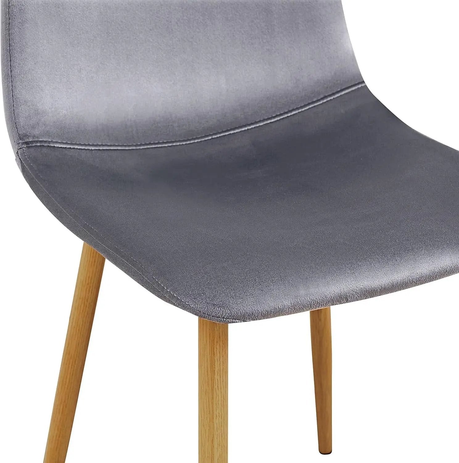 Grey Velvet Dining Chairs Set Of 4 For Dining Room from PriceLows™