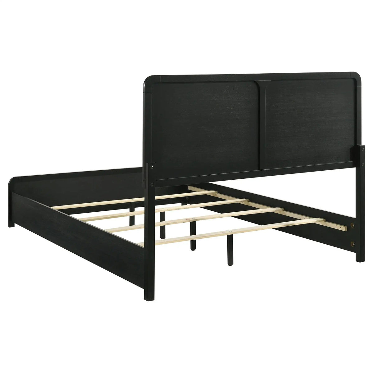 Cavelle 5-piece Eastern King Bedroom Set | 5-Piece Set | Engineered Wood & Chenille | Black