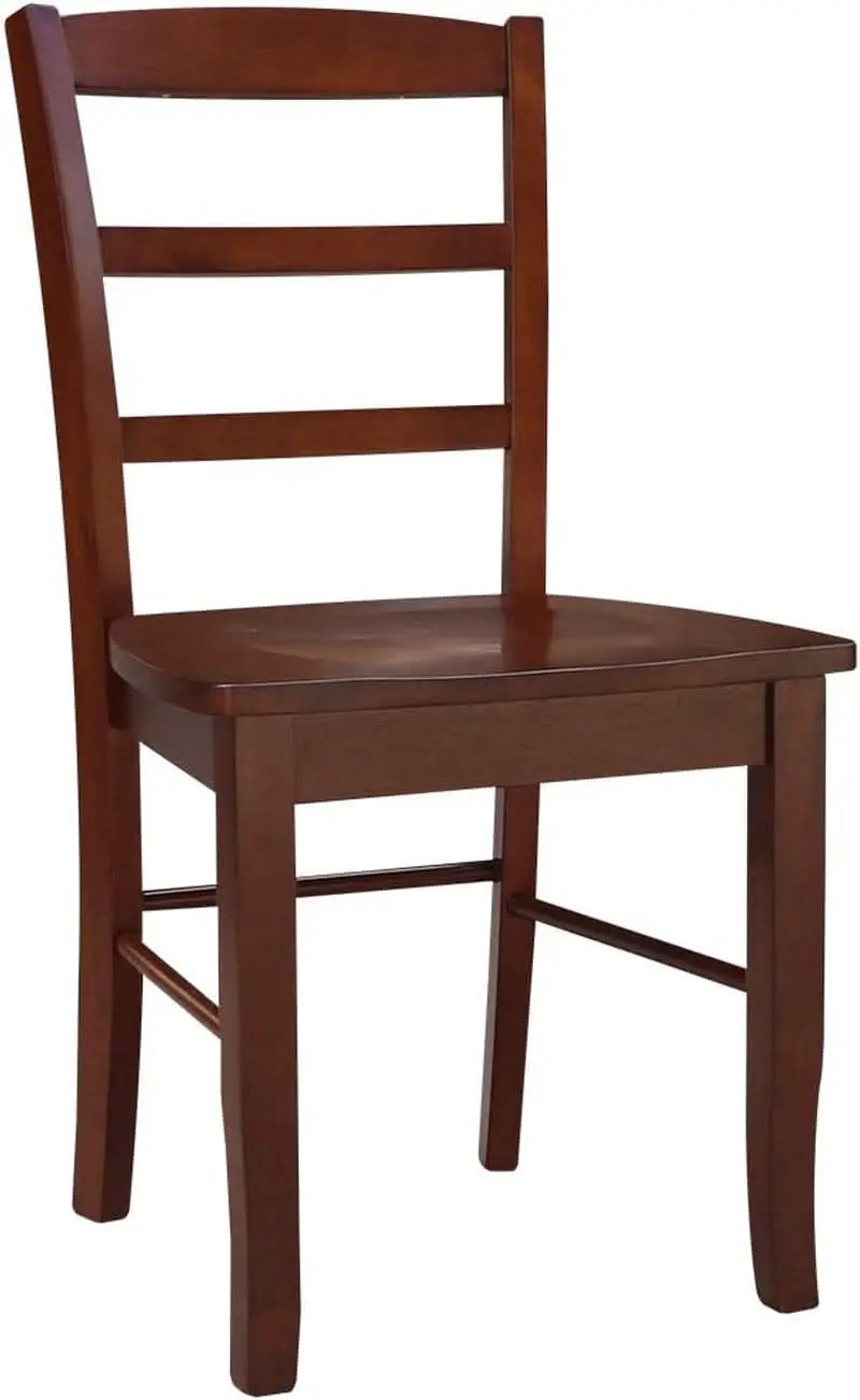 International Concepts Madrid Ladder Back Chair Espresso from PriceLows™