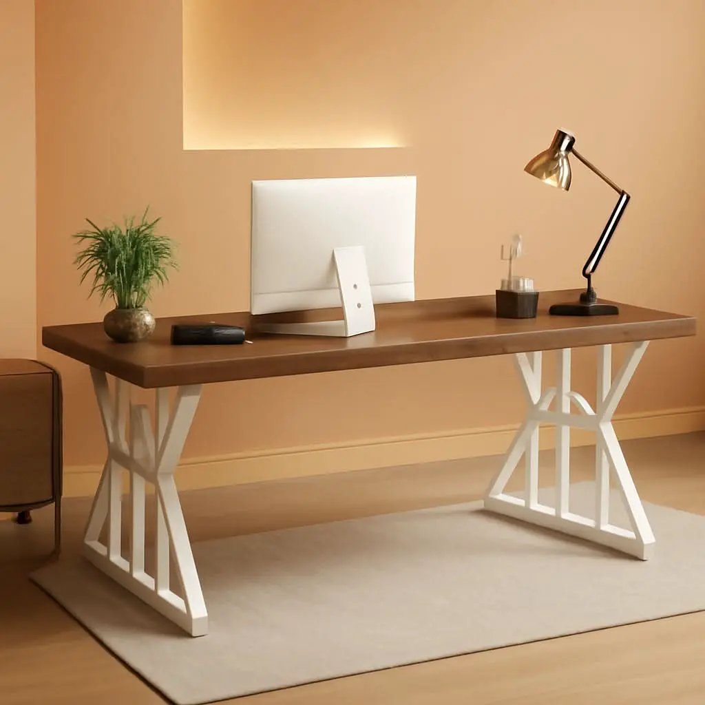 Spacious 70.8 Inch Wooden Executive Desk For Home Office from PriceLows™