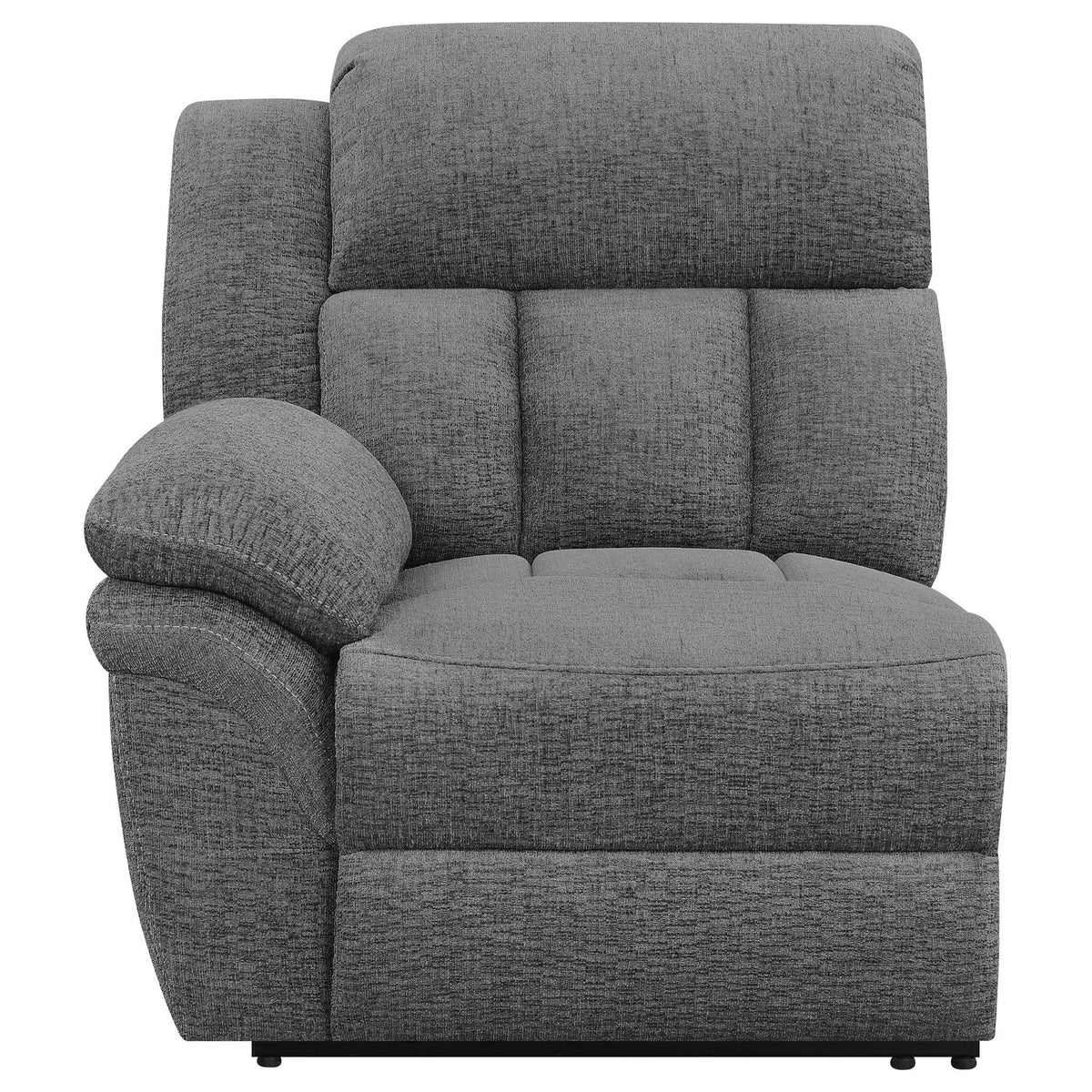 Bahrain 5-piece Upholstered Home Theater Seating Reclining Chair & Console | 5-Piece Set | Living Room Furniture | Charcoal