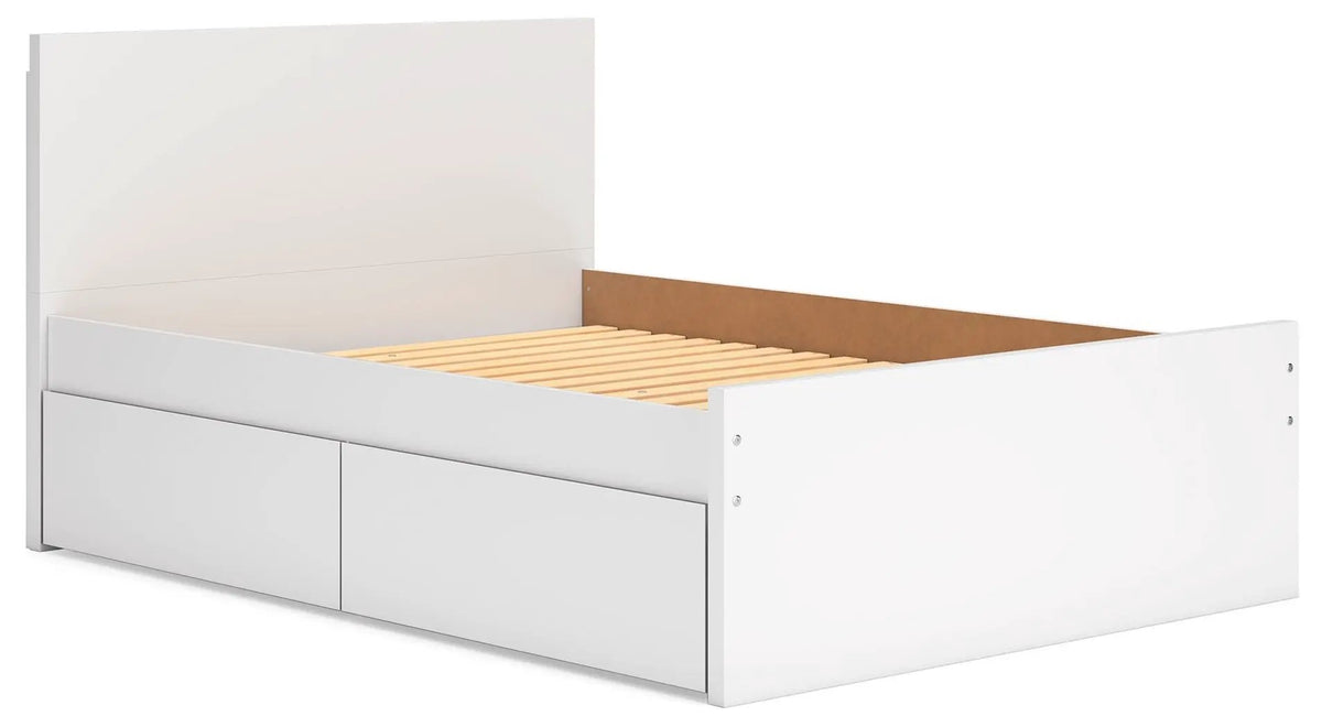 Onita Panel Platform Bed | Minimal Design | Ultra-Clean Lines | Easy-Elegant Solid Finish