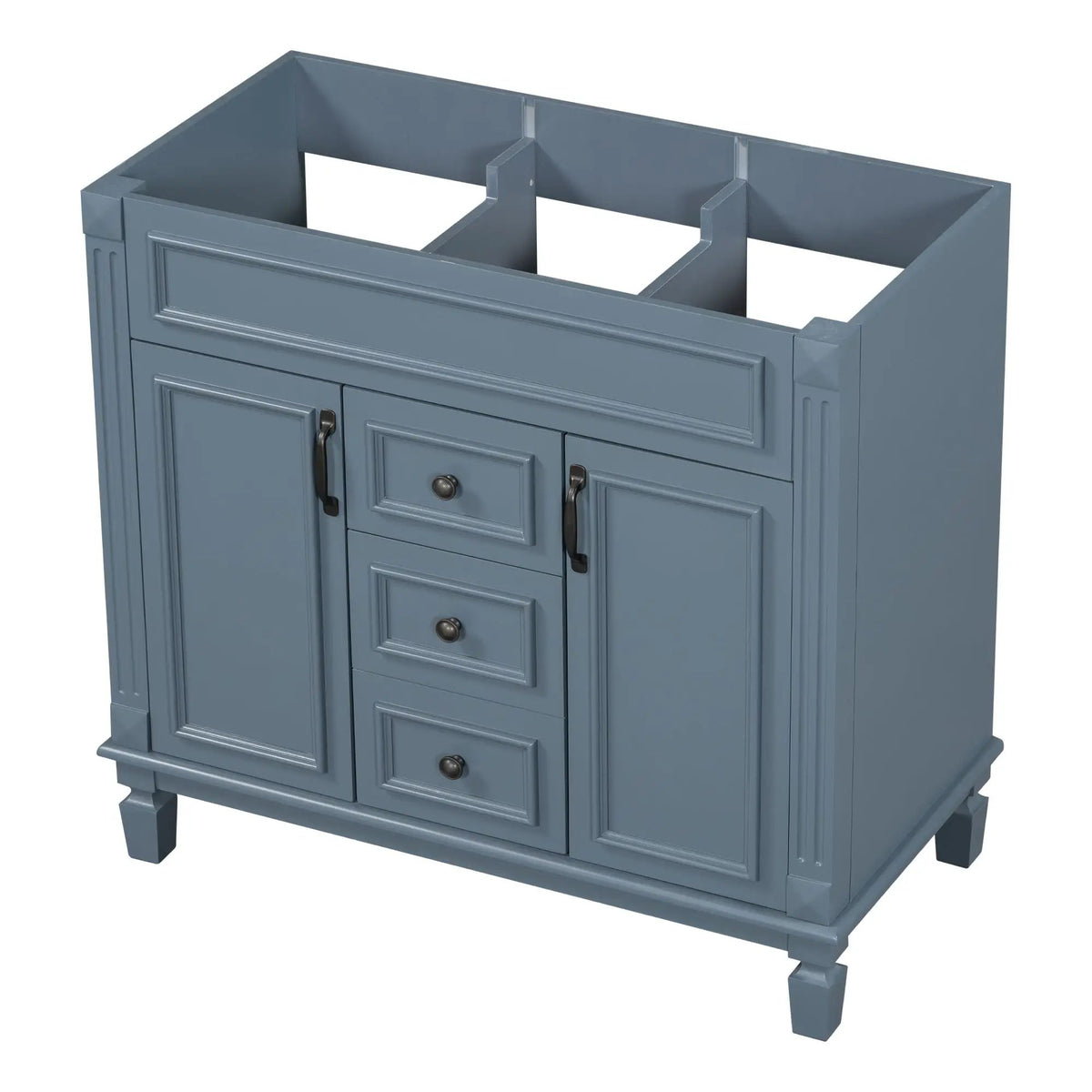 Bathroom Vanity Cabinet | 35.3 Inch Width | 2 Soft Closing Doors | 2 Drawers
