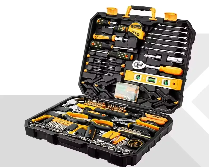 DEKO 228Pieces Socket Wrench Auto Repair Tool Combination Package Mixed Tool Set Hand Tool Kit with Plastic Toolbox Storage Case from PriceLows™