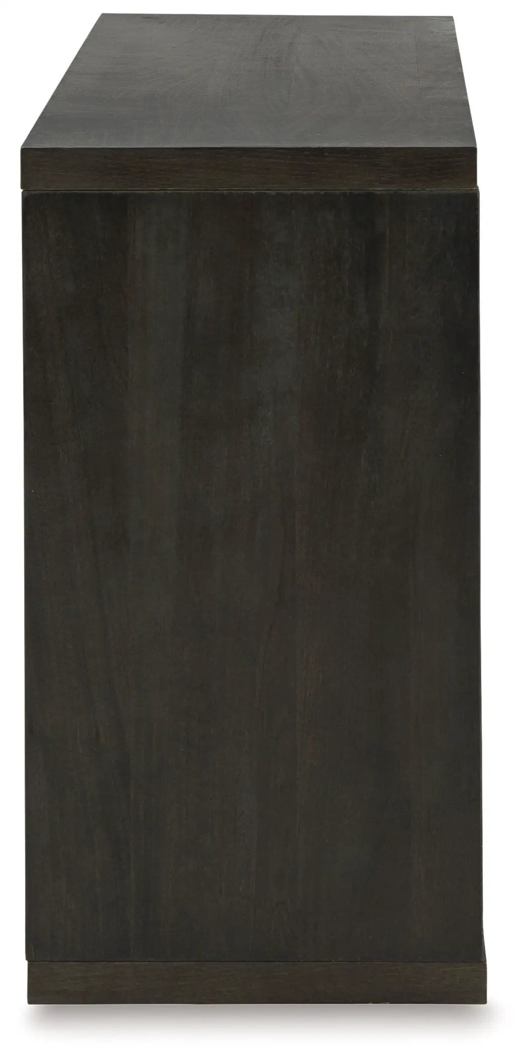 Camlett Console Sofa Table | 58.13 x 15.88 x 30.25 in | Solid Wood & Veneer | Brown