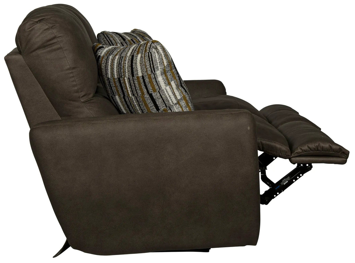 Dorian Reclining Loveseat | 4 Pieces | Faux Leather & Fabric | Living Room