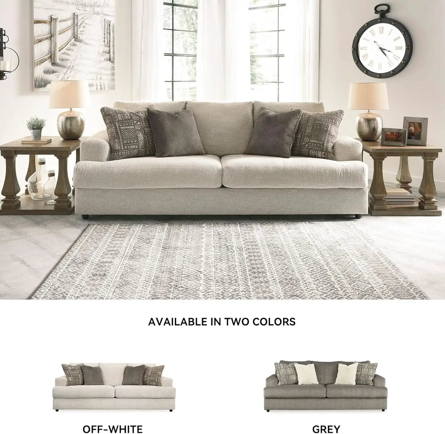 Soletren Premium Chenille Queen Sofa Sleeper White from PriceLows™