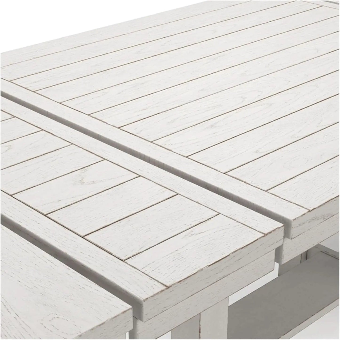Robbinsdale Counter Height Dining Extension Table 42W 86D White from PriceLows™