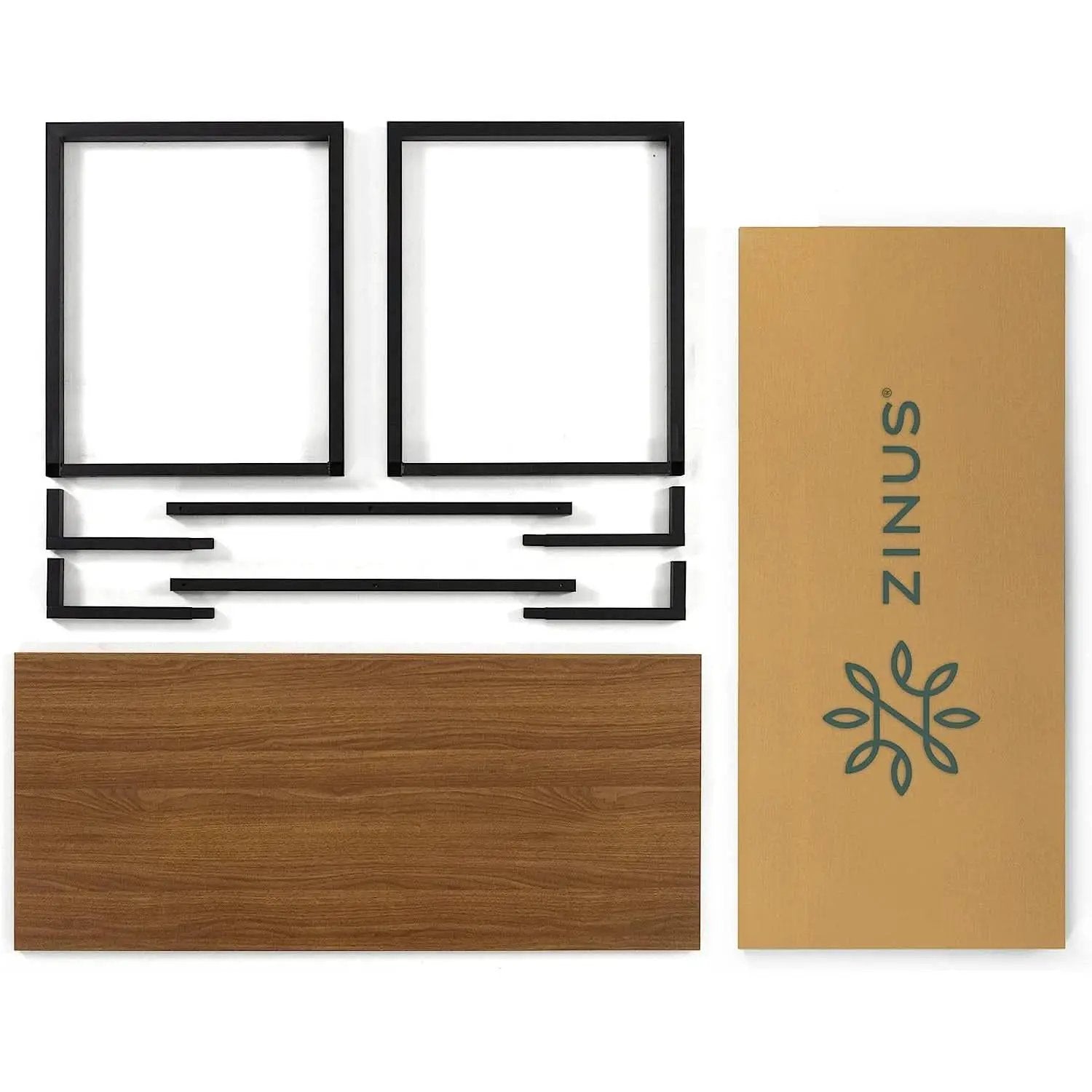 Black Frame Office Desk With Easy Assembly And Sturdy Build from PriceLows™