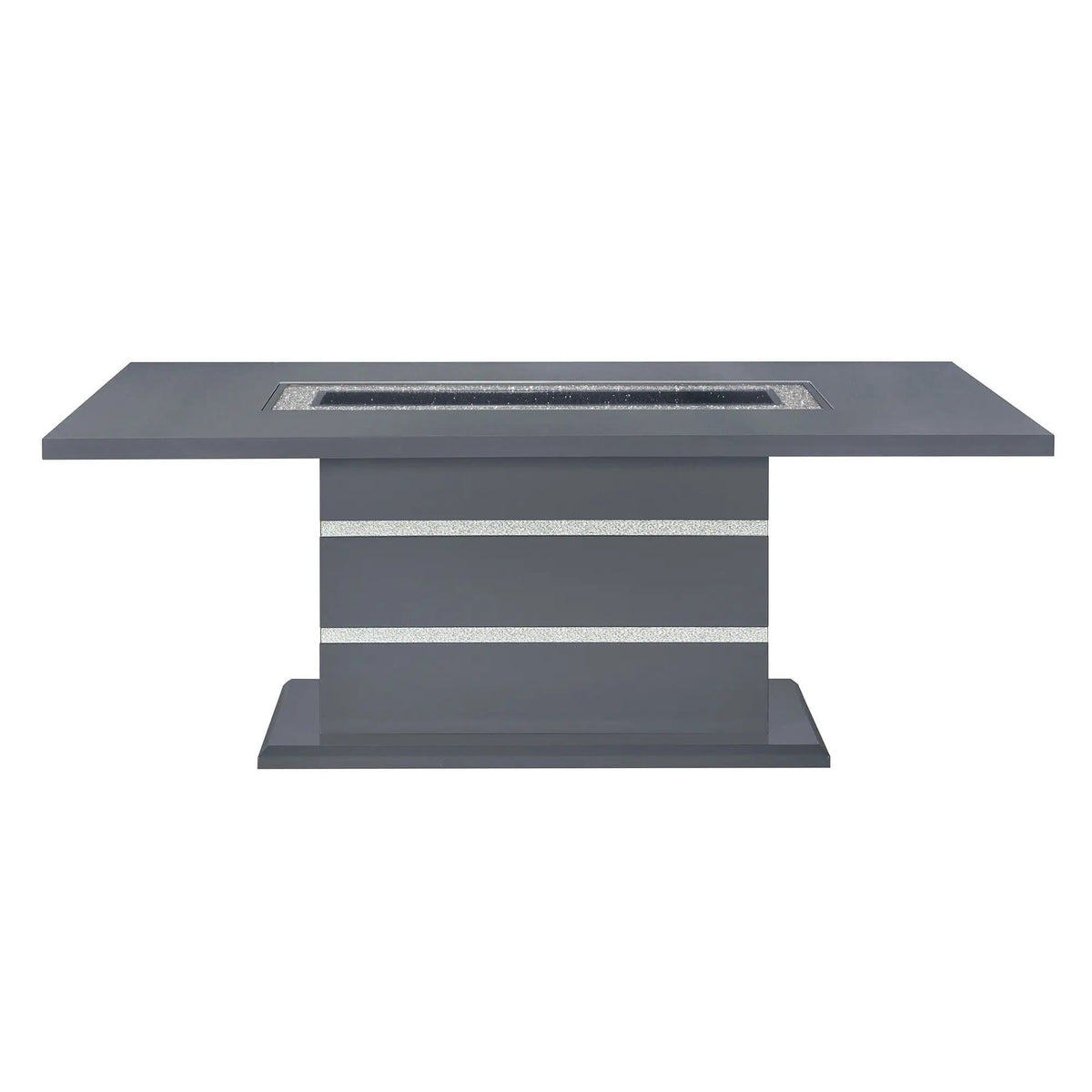 Ariya Dining Table And Chair Set | 5 Piece Dining Room Set | Glass & Acrylic | Dining Room