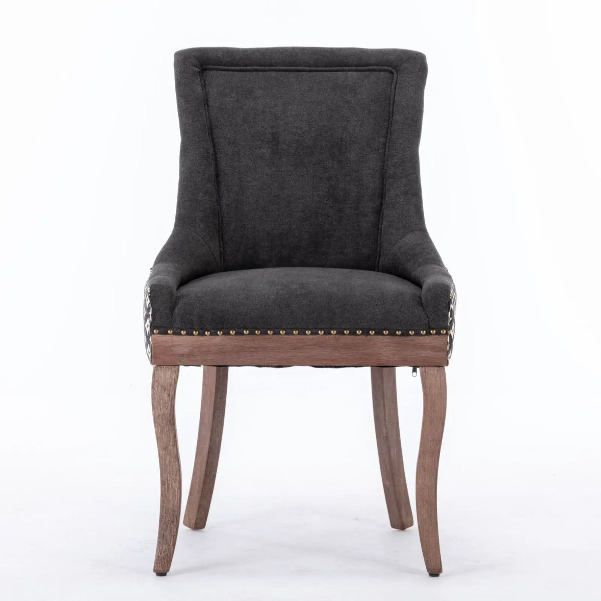 Ultra Side Dining Chairs | Set Of 2 | Luxurious Fabric | Mid-Century Modern Look