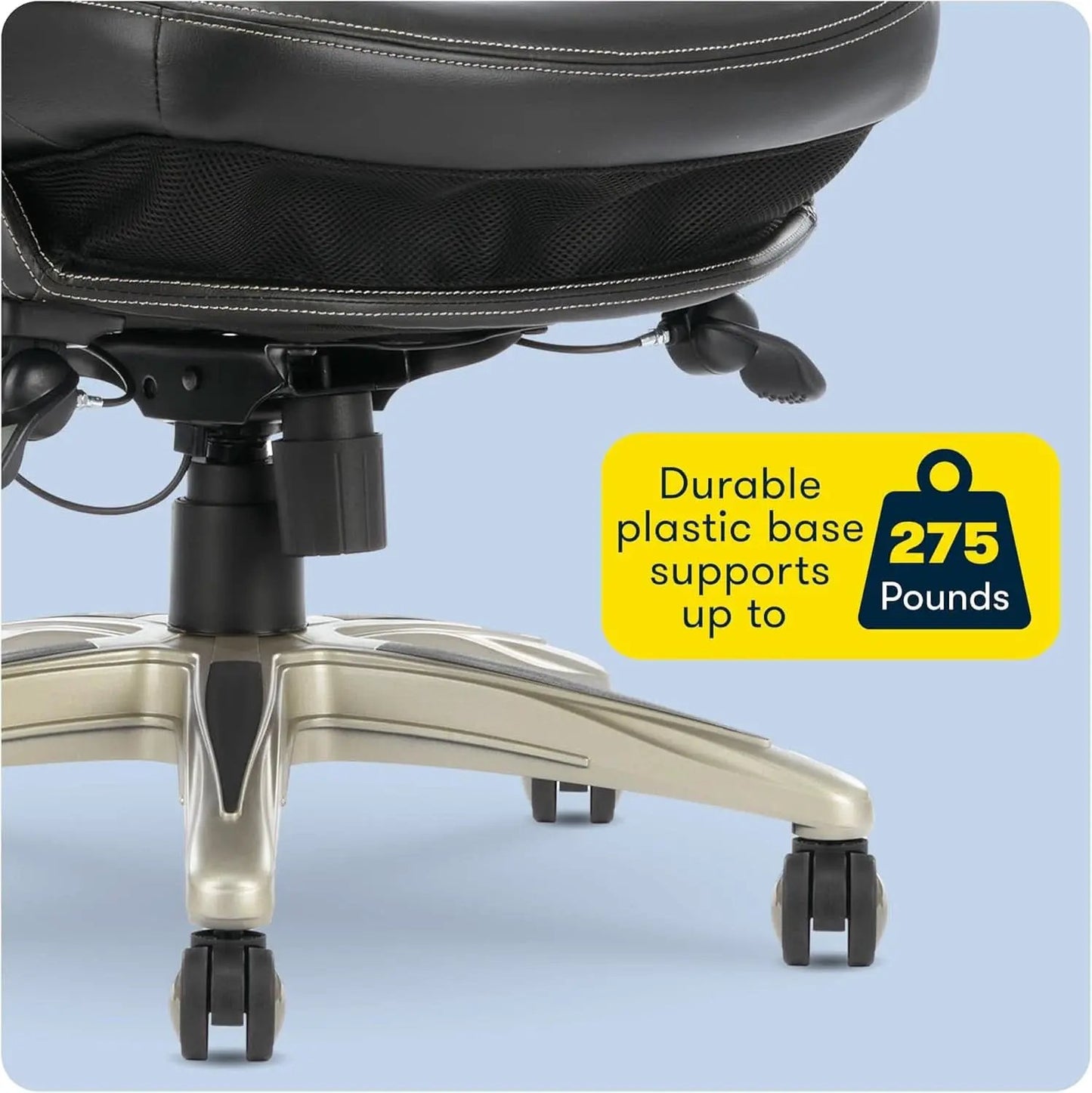 Ergonomic Office Chair Back In Motion Lumbar Support Black from PriceLows™