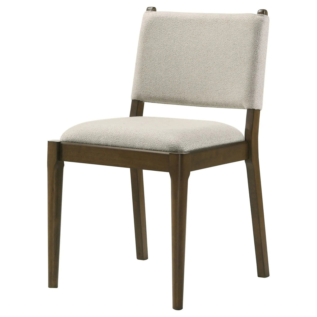 Ottowa Upholstered Dining Side Chair Brown (Set of 2) | 18.75 x 21.5 x 32.25 in | Fabric & Wood | Dining Room
