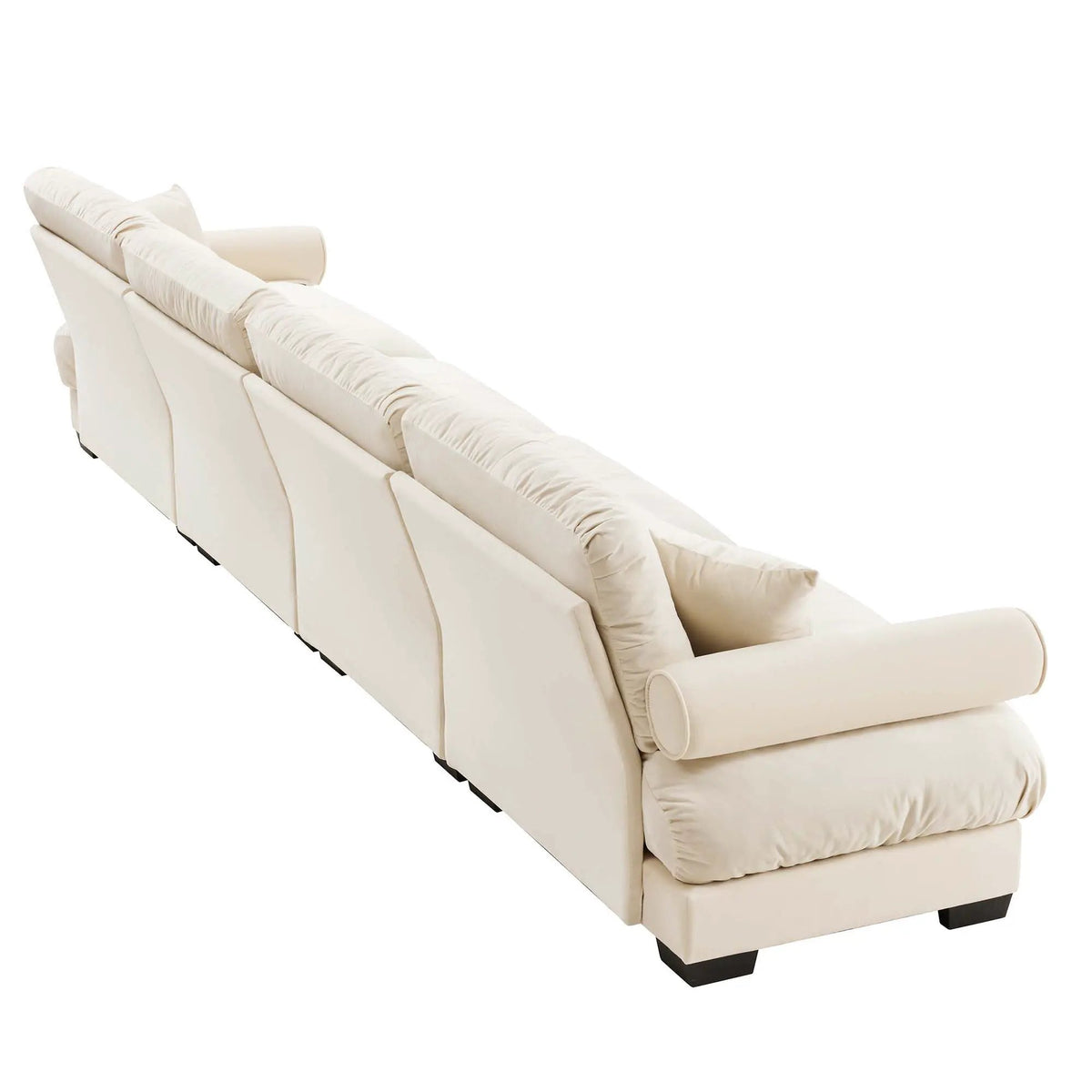 Sectional Sofa | Deep Seat Convertible | Modular Vintage | Oversized