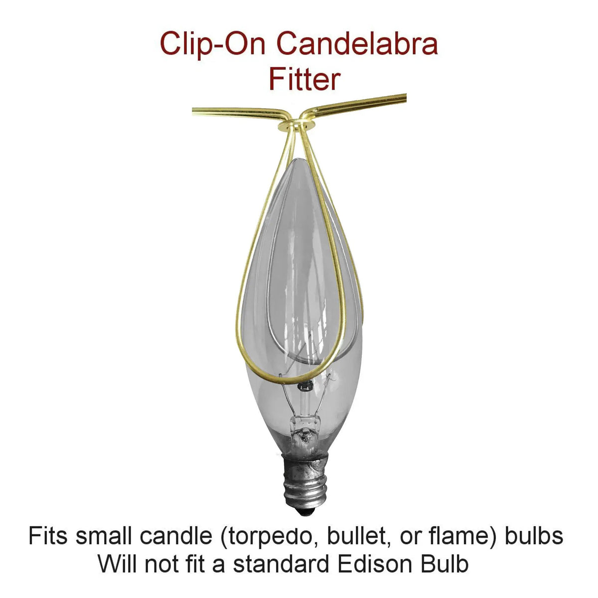 Clip On Candelabra Lampshades | Set Of 6 | 5X4 Inch | Black Shantung Fabric
