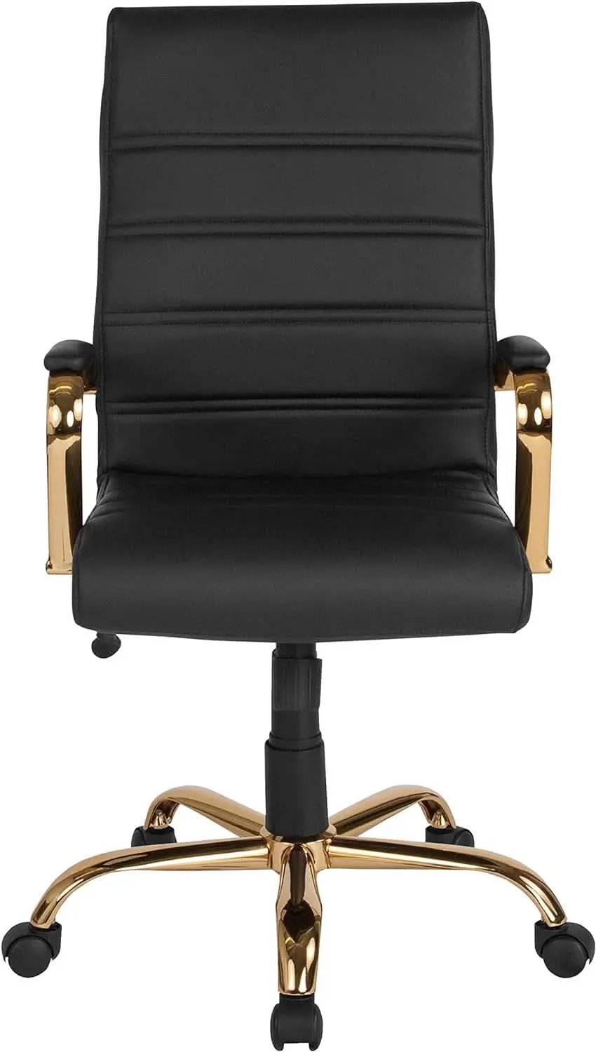 Whitney Black High Back Leathersoft Desk Chair Swivel from PriceLows™