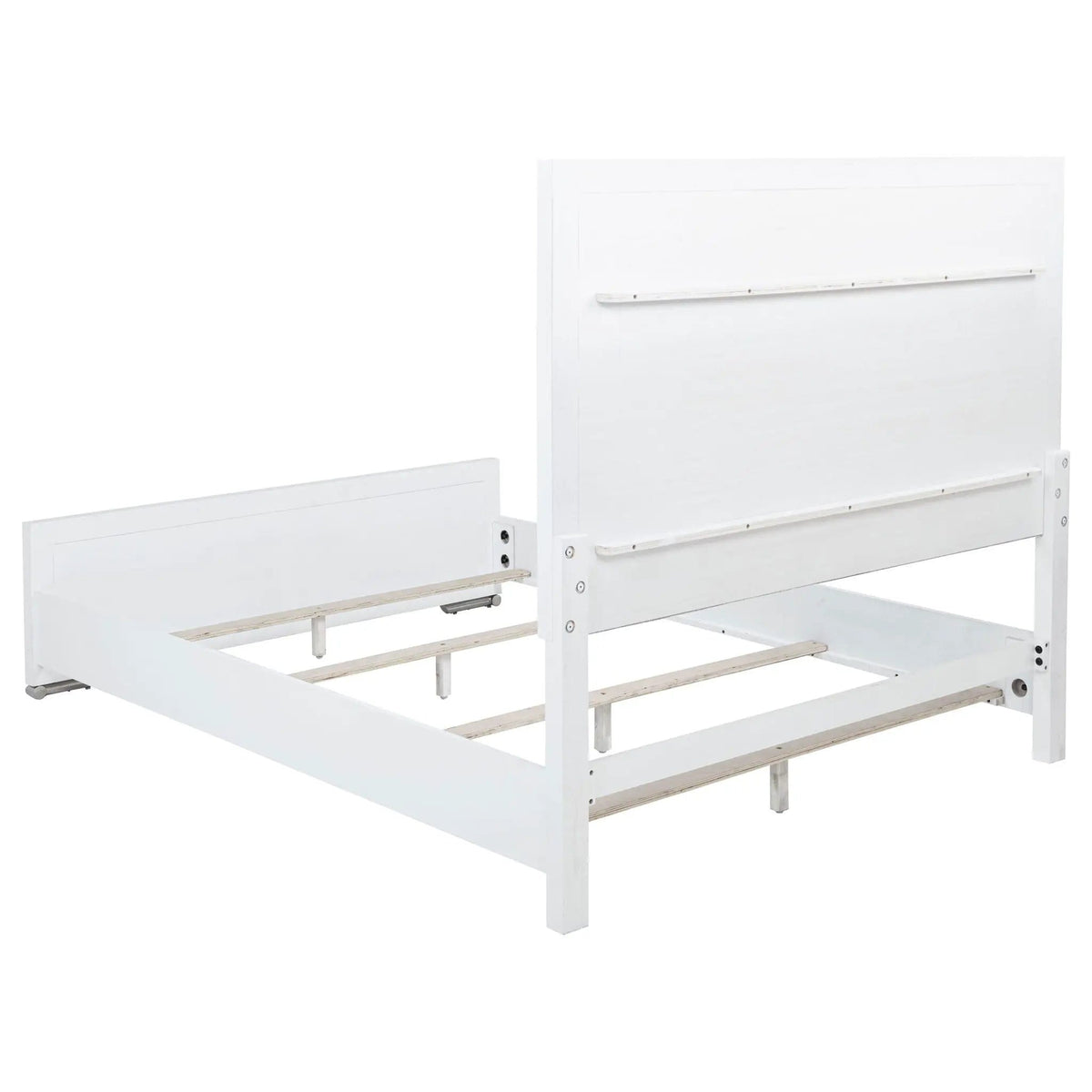Gracemont 4-piece Queen Bedroom Set | 4-Piece Set | Rubberwood & Engineered Wood | White