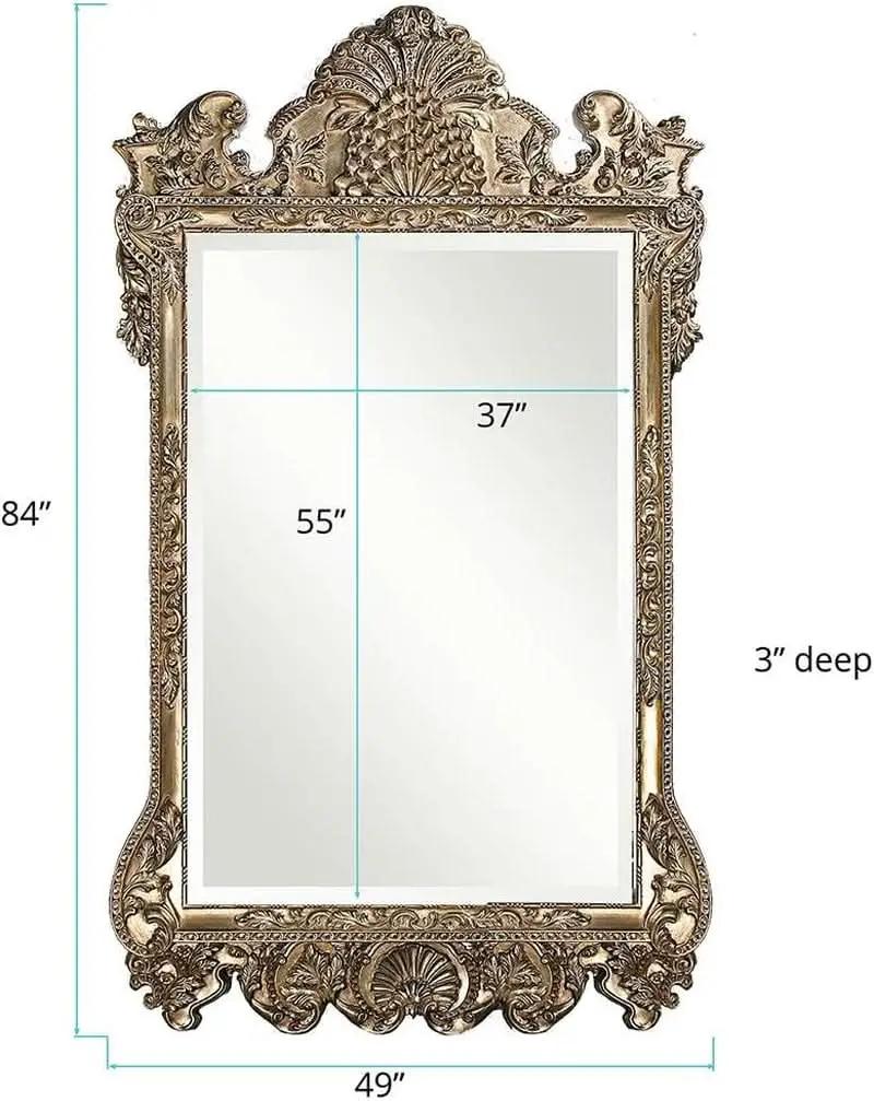 Howard Elliott Marquette Antique Oversized Full Length Mirror Silver Leaf 49x84 from PriceLows™