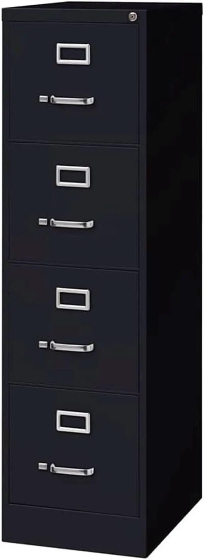 4 Drawer Vertical File Cabinet With Lock 22 Deep Black from PriceLows™