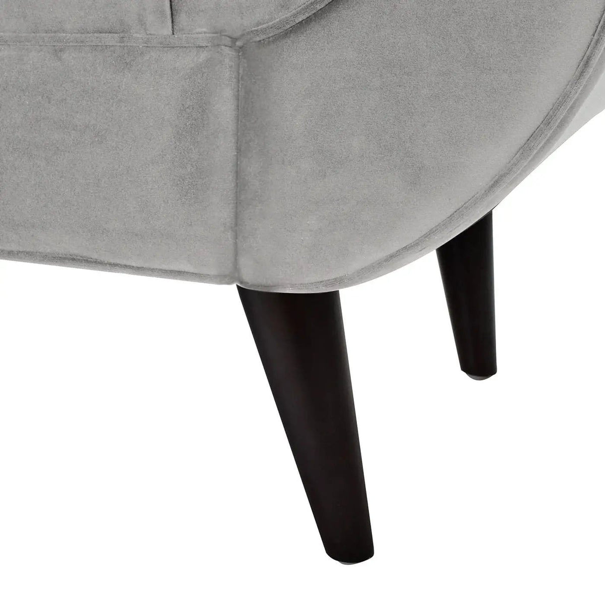 Alma Tufted Flared Arm Entryway Bench | 3 Pieces | Solid Wood | Home