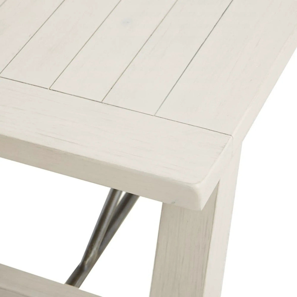 Sonoma Dining Bench | 17 x 66 x 18 in | Solid Wood & Metal | Dining Room