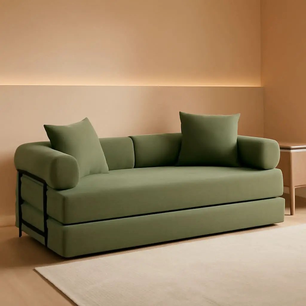 78.5 Inch Convertible Folding Sofa Bed with Versatility from PriceLows™