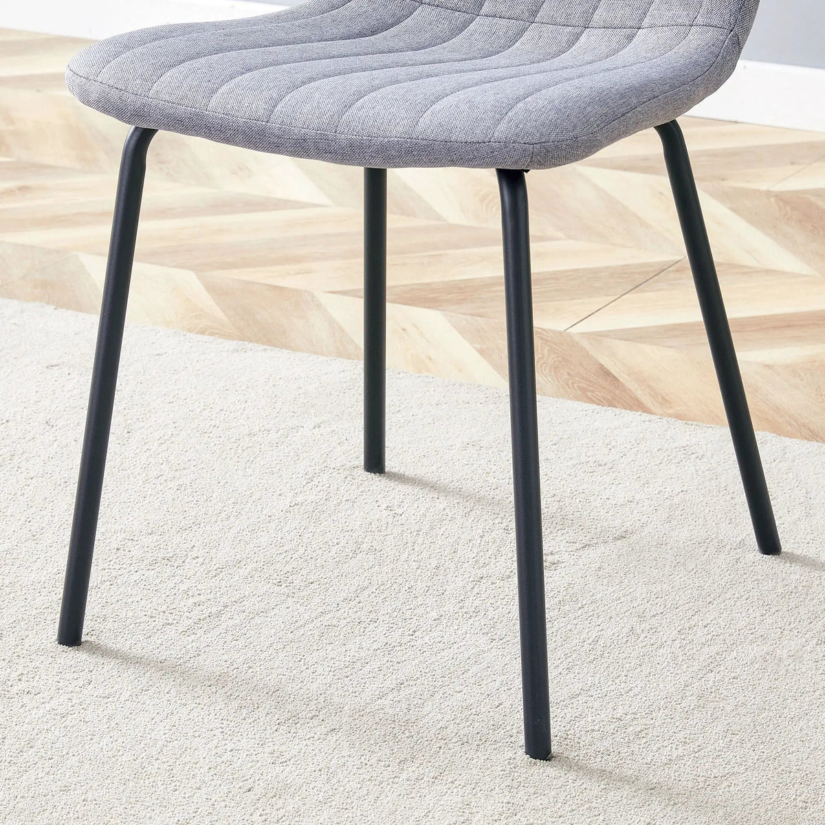 Dining Chairs | Minimalist Design | Integrated Backrest | Set Of 4