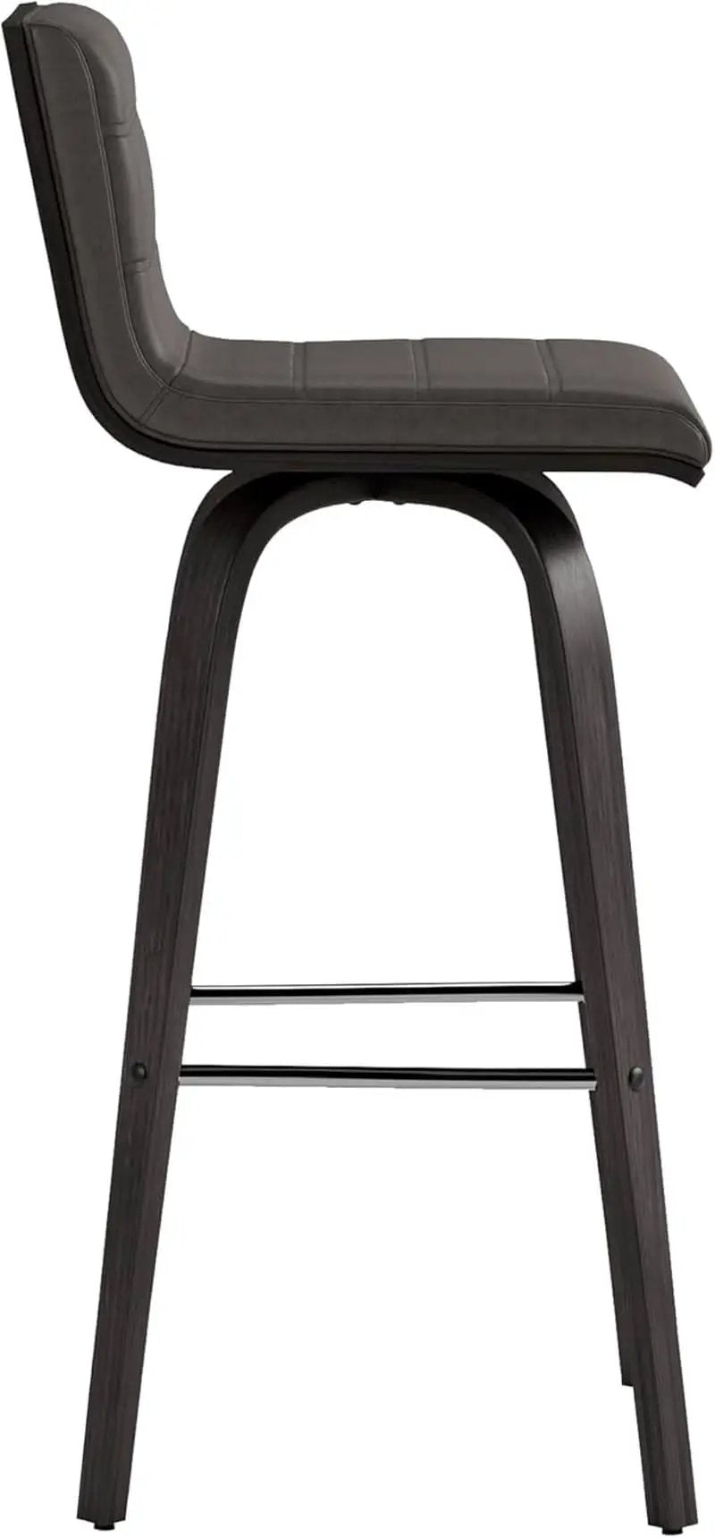 Vienna 30 Inch Bar Height Bar Stool Grey And Black from PriceLows™