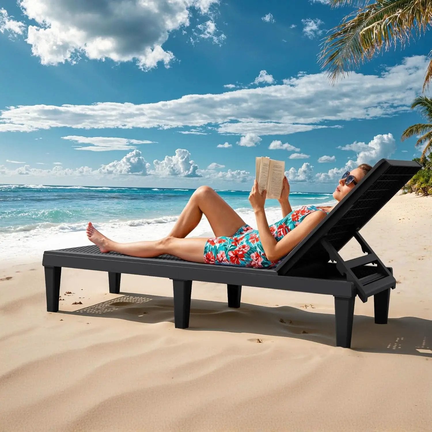 Adjustable Outdoor Chaise Lounge Chairs Set for Relaxation from PriceLows™