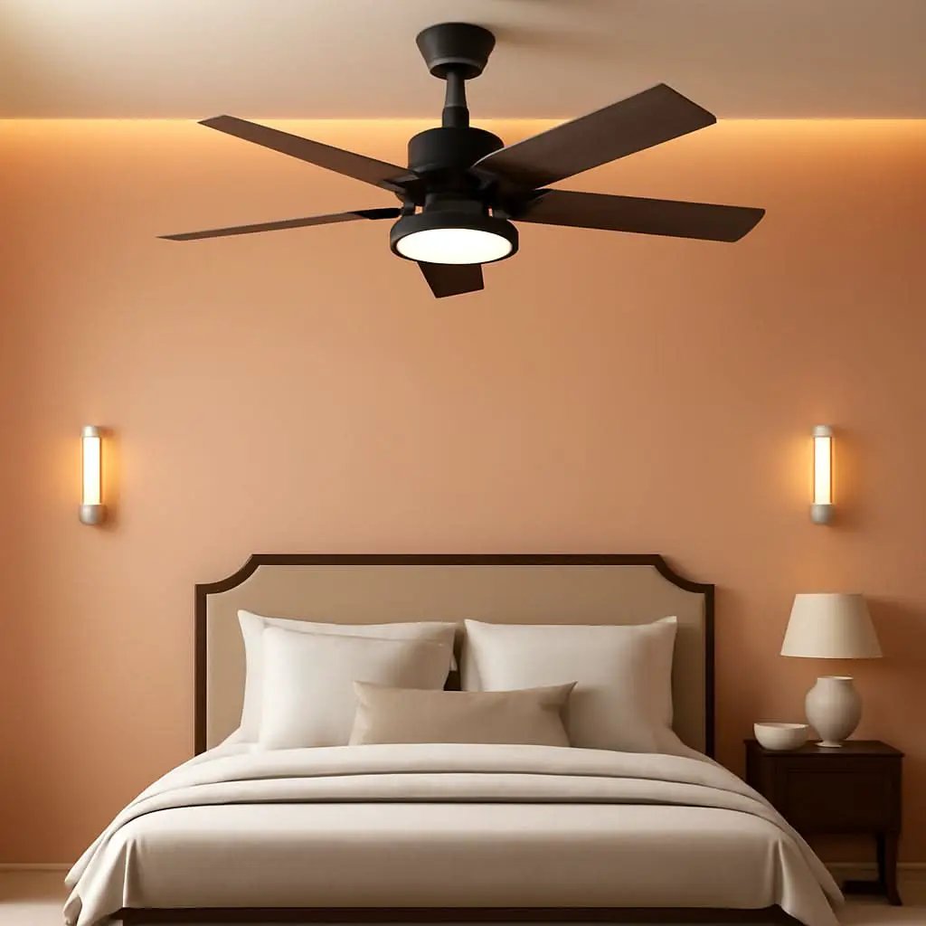 52 Inch Ceiling Fan With Light Remote Control Dimmable LED from PriceLows™