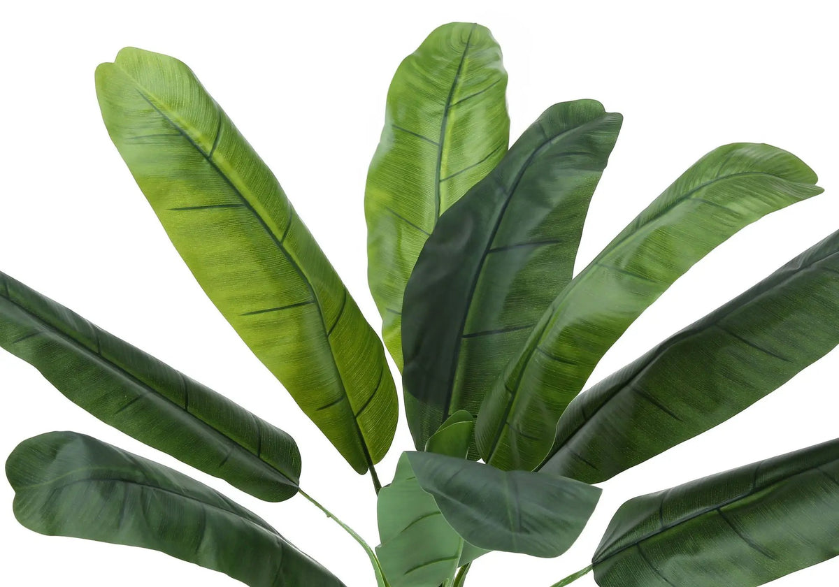 43 Inch Artificial Banana Tree | 10 Adjustable Leaves | Real Touch | Indoor Faux Floor Plant