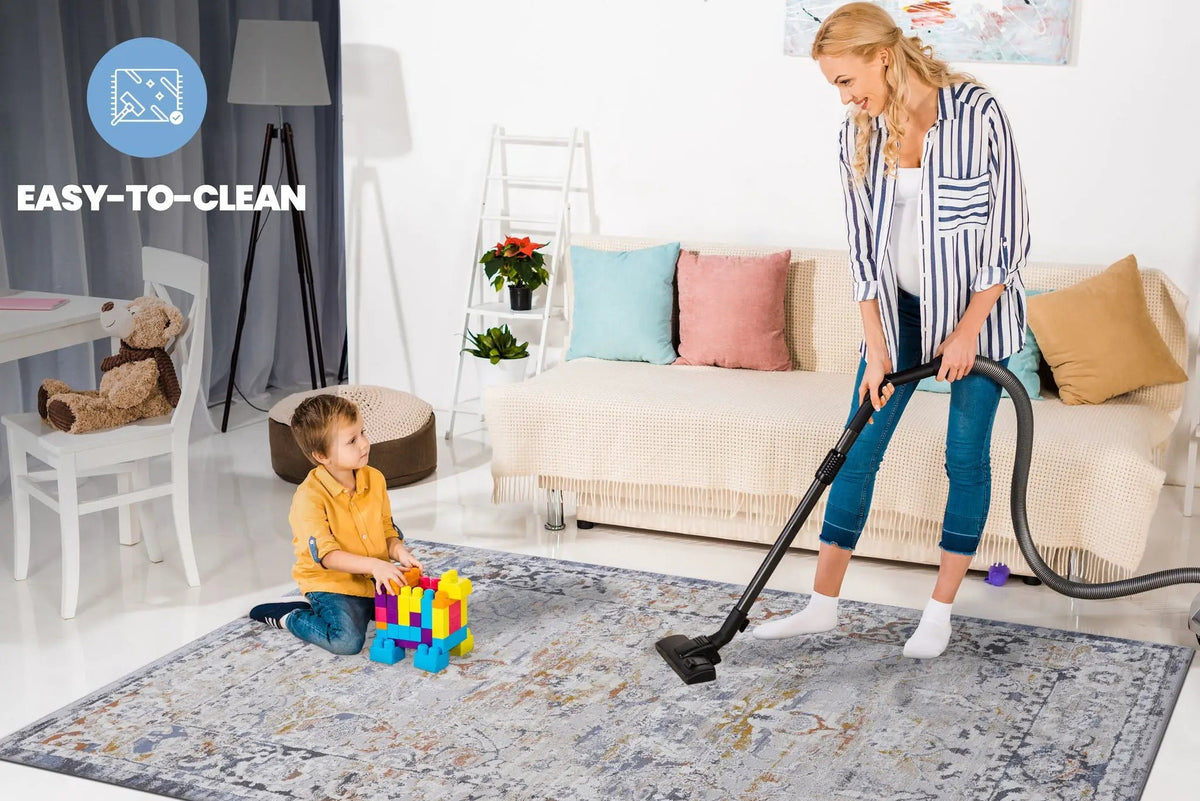 Payas Trendy Traditional Runner Rug | 96 x 26 Inch | Stain Resistant | Non-Shedding Machine-Woven