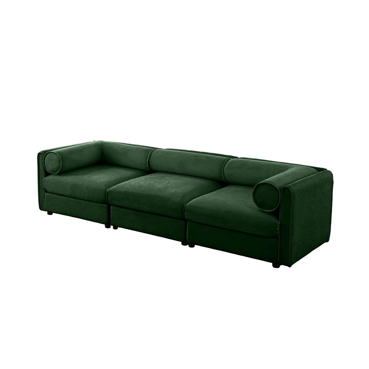 Stylish Sofa With Storage Seat And Cylindrical Backrest | Stationary Sofa | Living Room Furniture | Living Room