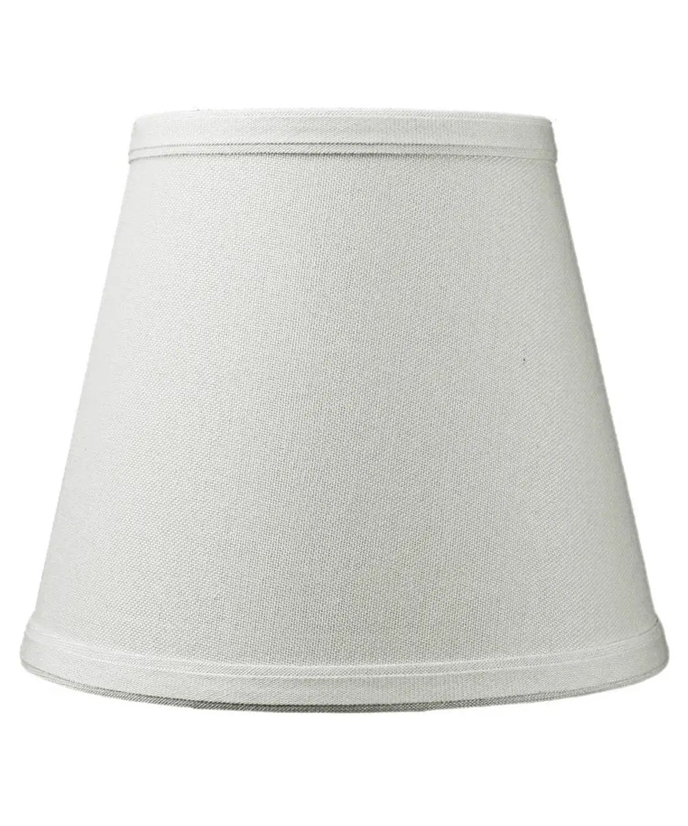 Clip On Lamp Shade | Premium Linen | 8X7 Inches | Oatmeal