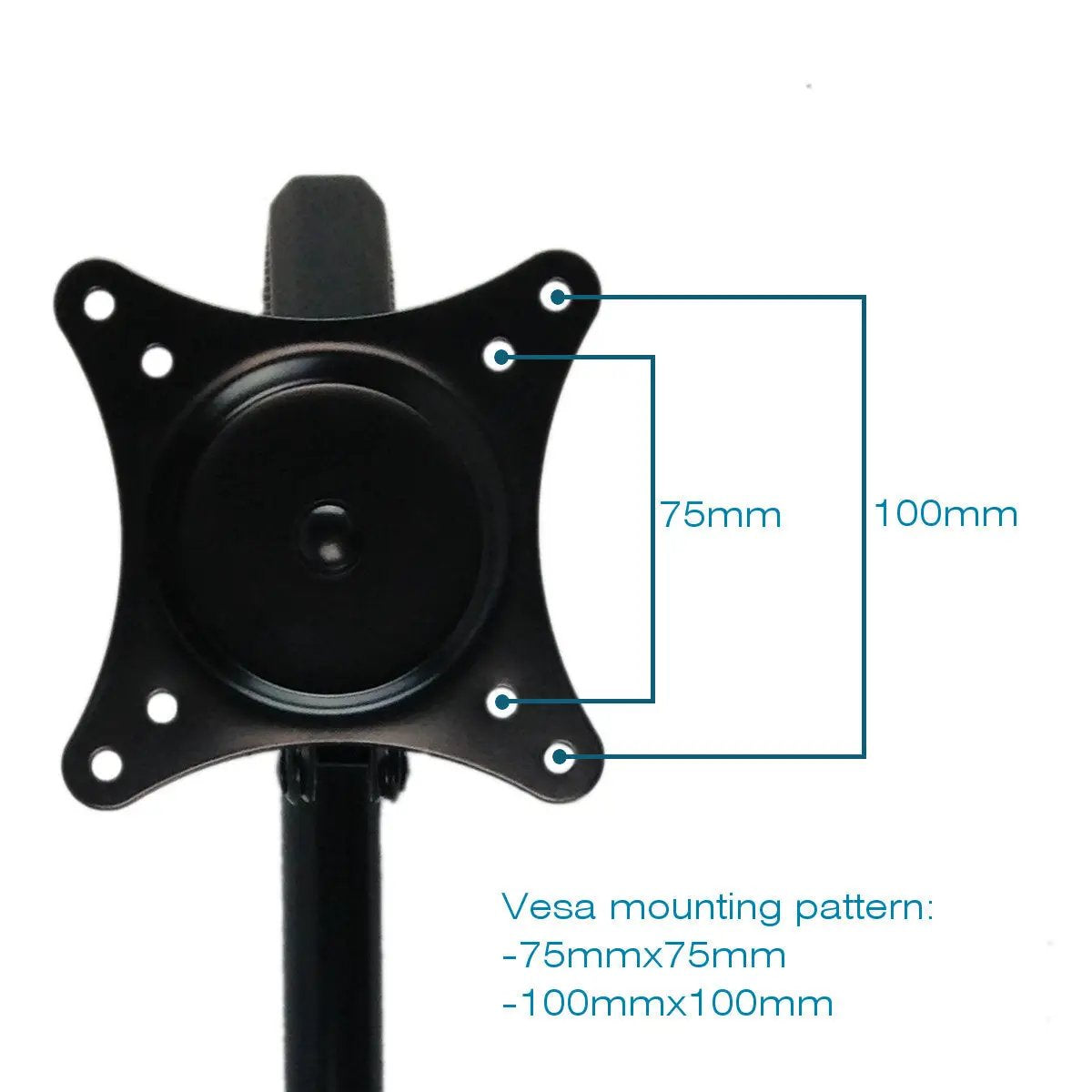 Dual Wall Monitor Arm | Full Motion Support | Vesa Mount | Black