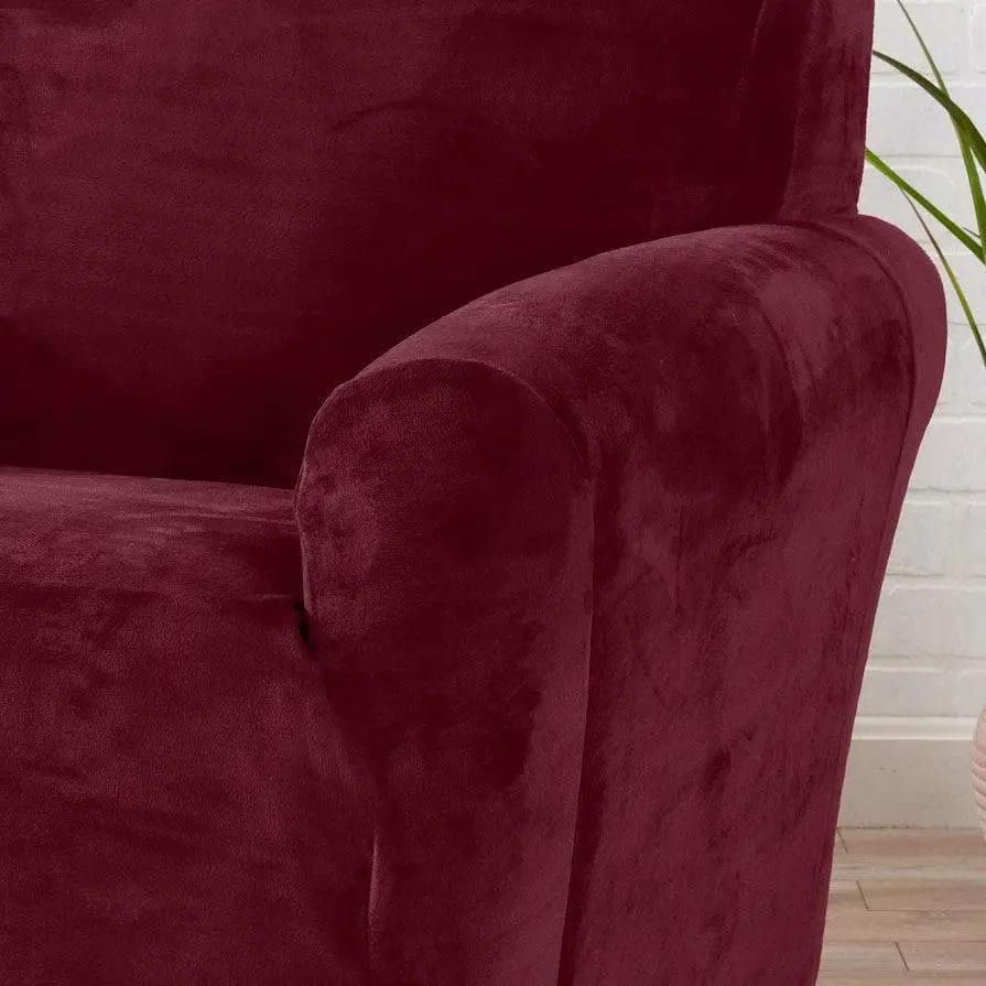 Velvet Stretch Slipcover - Gale Collection from PriceLows™