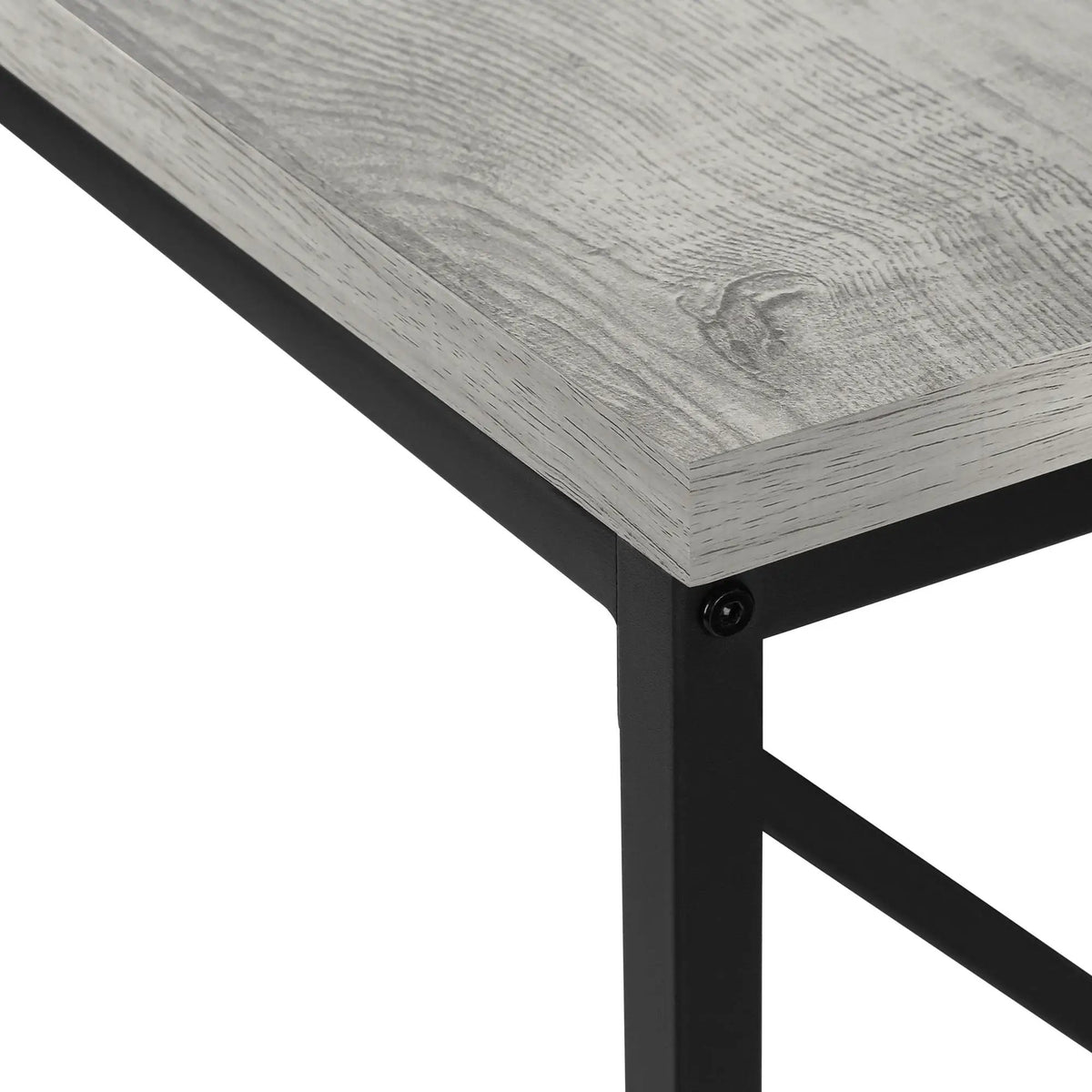 Modern Entryway Console Table | 44 Inch Width | Wood-Look Tabletop | Metal Frame