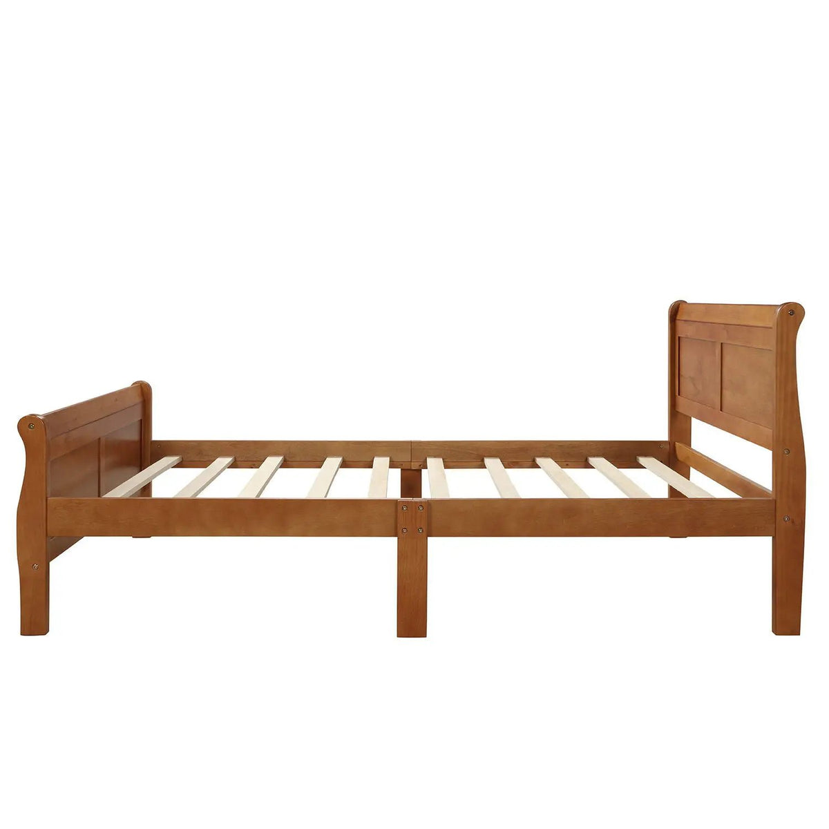 Wood Platform Bed Frame | Headboard Footboard | Wood Slat Support